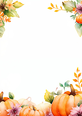 JPG 식물 디자인 계절 꽃 예술 컬러 백그라운드 잎 일러스트 자연 호박 나뭇잎 수채화 따뜻함 풍경 장식 가을 감성 채색 생동감 국내일러스트 AI일러스트 AI콘텐츠 컨셉 채소 미술 생태계 파일형식