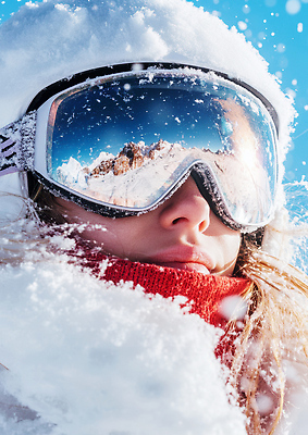 JPG 편집이미지 스포츠 장갑 겨울 모션 자연 하늘 스키 산 아웃도어 장비 스노우보드 고산지대 편집실사 잡화 계절 겨울스포츠 보드_스포츠 CG 생태계 파일형식