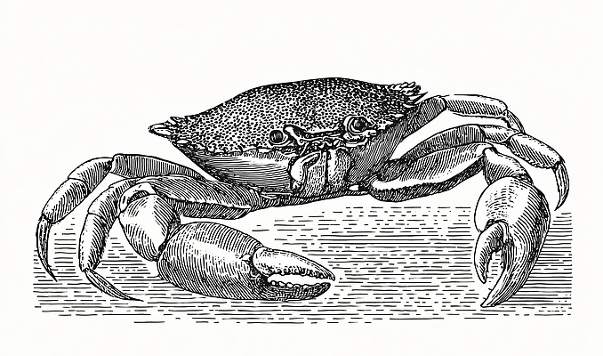 JPG 일러스트 자연 실험 수중 수중동물 전시 게 관찰 생물학 집게발 국내일러스트 동물 교육 모션 갑각류 생태계 파일형식