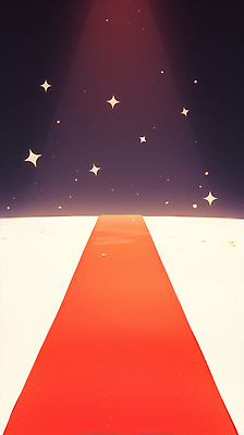 JPG 디자인 감정 별 예술 백그라운드 일러스트 상상 하늘 조명 이벤트 장식 반짝임 축제 공연 공간 무대 축하 레드카펫 뷰티풀 순간 국내일러스트 자연요소 컨셉 모션 파일형식