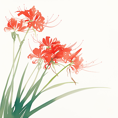 식물 꽃 컨셉 생태계 파일형식 풍경 자연 뷰티풀 색감 평화 생명 예술 감정 백그라운드 차분 조화 JPG 국내일러스트 일러스트 석산꽃