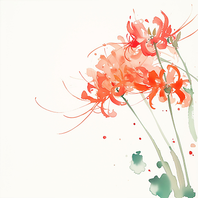 식물 계절 꽃 컨셉 생태계 냄새 파일형식 수채화 봄 예술 자연 뷰티풀 컬러 공백 그림 조화 향기 꽃다발 꽃밭 감정 화사함 표현 JPG 국내일러스트 일러스트 석산꽃