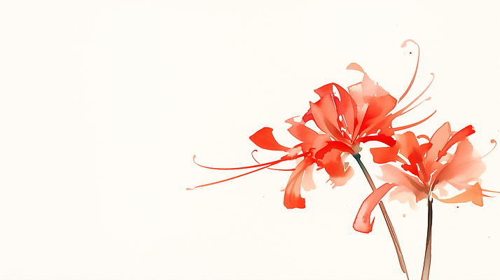 식물 계절 꽃 컬러 컨셉 문화예술 감각 생태계 파일형식 빨간색 뷰티풀 자연 봄 백그라운드 부드러움 우아함 생동감 조화 예술 디자인 미술 차분 꽃잎 JPG 국내일러스트 일러스트 석산꽃