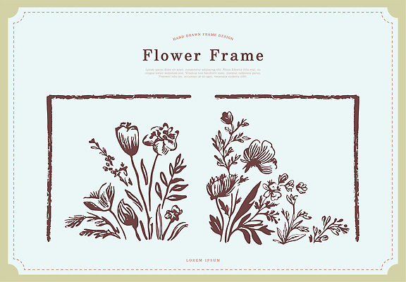 식물 컨셉 생태계 파일형식 벡터 꽃 프레임 디자인 백그라운드 예술 소프트 조화 생동감 장식 뷰티풀 수채화 자연 화사함 컬러 빈티지 그래픽 AI파일 국내일러스트 일러스트 낙서