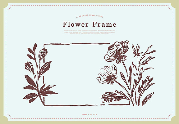 식물 컨셉 생태계 파일형식 벡터 꽃 액자 디자인 백그라운드 장식 아기자기 그래픽 예술 프레임 수채화 뷰티풀 창의력 자연 컬러 AI파일 국내일러스트 일러스트 낙서