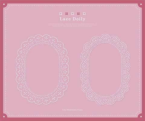 문양 디자인 예술 분홍색 백그라운드 패턴 곡선 라인일러스트 일러스트 비즈니스 탁자 틀 장식 인테리어 제조 배열 오브젝트 수공예 도일리 국내일러스트 AI파일 레이스천 선 컬러 가구 무늬 직물 공예 파일형식 벡터