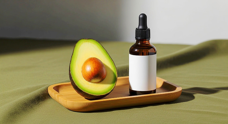 JPG 편집이미지 자연 아침 건강 뷰티 유기농 스킨케어 아보카도 나무쟁반 자연친화적 편집실사 AI포토 AI콘텐츠 주간 웰빙 과일 쟁반 목재 CG 생태계 파일형식