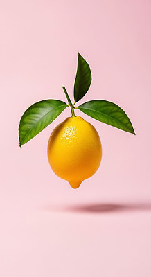 JPG 편집이미지 음식 분홍색 백그라운드 잎 과일 자연 건강 노란색 신선 레몬 장면 상큼 비타민 편집실사 식물 컬러 CG 생태계 영양소 파일형식
