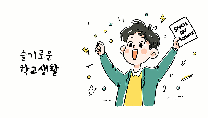 라이프스타일 교육 감정 학교 관계 사람 체육 대회 파일형식 벡터 학생 모션 즐거움 스쿨라이프 포스터 어린이 연습 참여 협력 이벤트 축제 체육대회 친구 수업 야외 국내일러스트 AI파일 일러스트