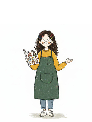 JPG 헤어스타일 교육 패션 안경 일러스트 수업 이야기 손짓 소녀 컬러풀 뷰티 파마 잡지 프레젠테이션 그림 아티스트 창의성 국내일러스트 직업 잡화 여자 어린이 컬러 모션 간행물 파일형식