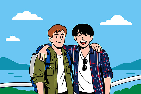 감정 컨셉 관계 휴식 표정 생태계 파일형식 벡터 여행 친구 웃음 자연 풍경 하늘 산책 즐거움 여유 바다 백그라운드 모션 청춘 도전 탐험 기념 소중 순간 일러스트 국내일러스트 AI파일