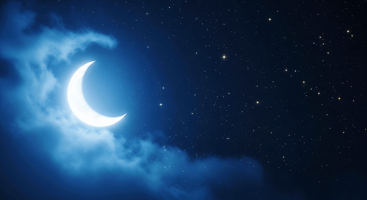 JPG 편집이미지 감정 별 자연 하늘 빛 평화 우주 고요 달 관찰 초승달 뷰티풀 이미지편집 AI컴퓨터그래픽 AI콘텐츠 자연요소 컨셉 모션 생태계 파일형식