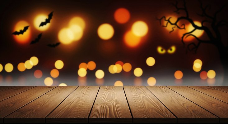 JPG 동물 편집이미지 백그라운드 조명 장식 빛 노란색 파티 주황색 할로윈 오브젝트 박쥐 나무탁자 이미지편집 AI컴퓨터그래픽 AI콘텐츠 컬러 포유류 탁자 이벤트 파일형식