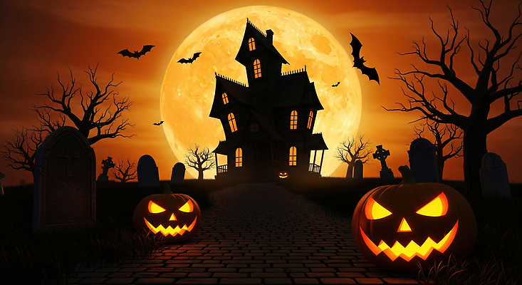 JPG 나무 편집이미지 호박 주택 풍경 축제 어둠 할로윈 달 무덤 유령 신비 공포 박쥐 이미지편집 AI컴퓨터그래픽 AI콘텐츠 자연요소 식물 컨셉 채소 포유류 건물 파일형식