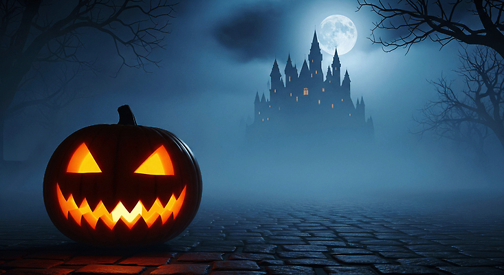 JPG 편집이미지 캐릭터 전통 호박 장식 빛 축제 어둠 할로윈 분위기 미스터리 신비 달빛 공포 고성_경상남도 이미지편집 AI컴퓨터그래픽 AI콘텐츠 컨셉 채소 달 예측 경상남도 파일형식