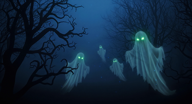 JPG 편집이미지 이벤트 초록색 축제 분위기 유령 숲 신비 무서움 Halloween 이미지편집 AI컴퓨터그래픽 AI콘텐츠 감정 컬러 컨셉 파일형식