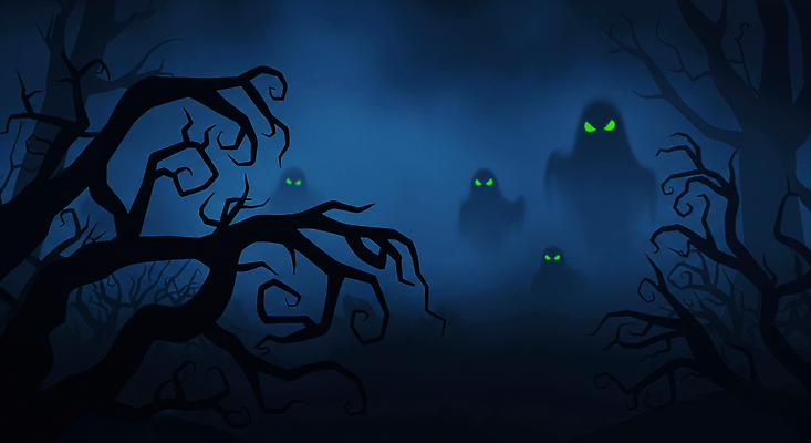 JPG 나무 편집이미지 하늘 생명 형상 그림자 어둠 안개 숲 신비 신화 존재 이미지편집 AI컴퓨터그래픽 AI콘텐츠 식물 컨셉 날씨 파일형식