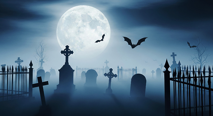 JPG 편집이미지 백그라운드 하늘 풍경 어둠 안개 달 무덤 신비 공포 박쥐 수목 이미지편집 AI컴퓨터그래픽 AI콘텐츠 자연요소 컨셉 포유류 날씨 파일형식