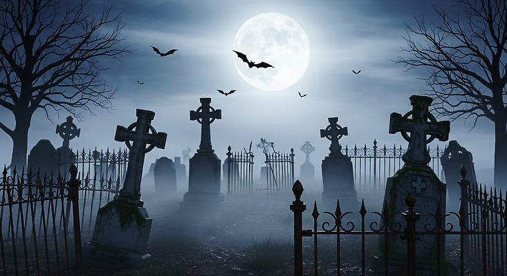 JPG 나무 편집이미지 풍경 어둠 고요 무덤 분위기 유령 신비 비석 달빛 공포 박쥐 신화 이미지편집 AI컴퓨터그래픽 AI콘텐츠 식물 컨셉 포유류 달 파일형식