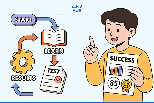 교육 컨셉 학습 파일형식 벡터 학생 효율 그래프 성공 실험 결과 과정 성적 이해 자료 분석 자기주도학습 목표 일러스트 국내일러스트 AI파일