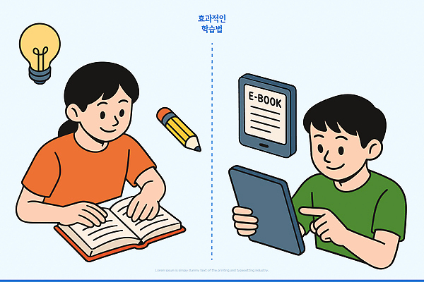 교육 컨셉 전자제품 스마트기기 연필 파일형식 벡터 학생 학습 책 전자책 태블릿 효율 교양 독서 나무연필 아이디어 조명 디지털 기술 학교 방법 이미지 일러스트 국내일러스트 AI파일