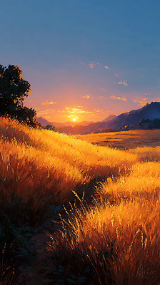 JPG 컬러 일러스트 자연 하늘 바람 산 풍경 초원 일상 여름 태양 평화 노을 고요 일몰 시골 저녁 뷰티풀 풍경화 국내일러스트 자연요소 계절 컨셉 날씨 라이프 야간 그림 생태계 파일형식