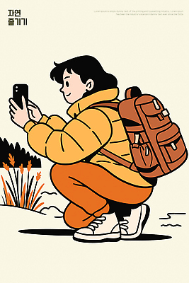 학생 여자 가방 모션 사람 신체부위 핸드폰 스마트기기 운동 점퍼 생태계 환풍기 파일형식 벡터 자연 여학생 패딩 배낭 스마트폰 감상 초원 식물 순간 어린이 조깅 날씨 야외 포즈 머리 앉기 환기구 AI파일 일러스트 국내일러스트