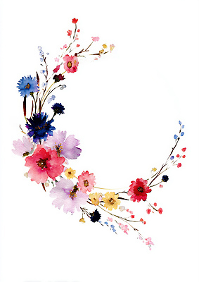 도형 식물 꽃 컨셉 생태계 파일형식 수채화 디자인 원형 그림 컬러 뷰티풀 자연 예술 장식 꽃다발 감성 창의성 색감 화사함 차분 생명 일러스트 국내일러스트 JPG