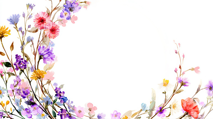 식물 계절 컬러 컨셉 감각 생태계 파일형식 꽃 수채화 백그라운드 자연 디자인 뷰티풀 화사함 만개 장식 봄 예술 잎 줄기 초록색 부드러움 풍경 화려 일러스트 국내일러스트 JPG