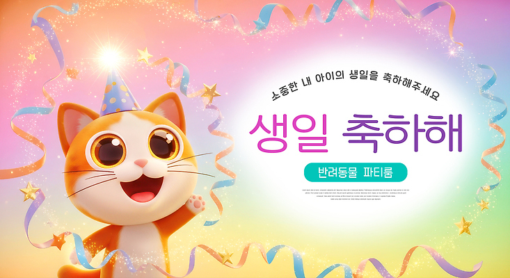 편집이미지 기념일 감정 컬러 컨셉 포유류 이벤트 반려동물 파일형식 고양이 생일 축하 파티 장식 축제 즐거움 소중 환영 노란색 기쁨 이미지편집 JPG