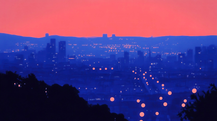 자연요소 컬러 촬영기법 풍경 빌딩 건물 노을 야간 생태계 파일형식 탑뷰 풍경_경치 도시 저녁 빛 실루엣 하늘 거리 일몰 빨간색 조화 야경 전경 자연 주택 고층빌딩 일러스트 국내일러스트 JPG