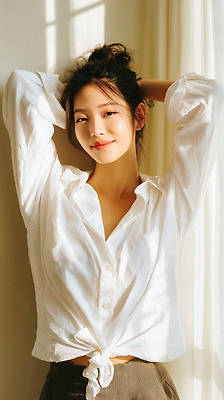 JPG 편집이미지 패션 행복 포즈 실내 미소 청춘 햇빛 사진촬영 스타일 편집실사 감정 컨셉 표정 내부 태양 촬영 CG 파일형식