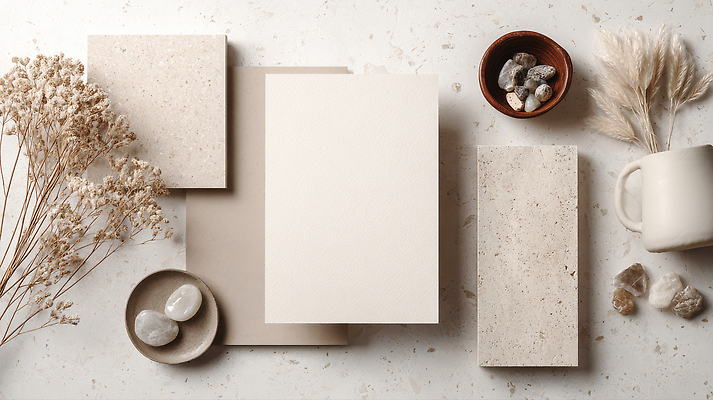 JPG 편집이미지 디자인 화분 예술 자연 탁자 장식 돌_바위 흰색 배열 크림 오브젝트 질감 스타일 편집실사 컬러 가구 CG 생태계 파일형식