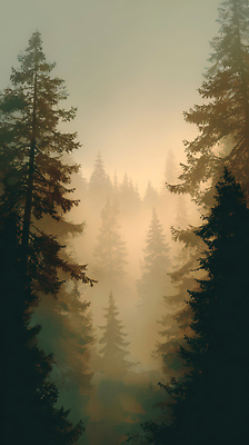 JPG 나무 편집이미지 자연 아침 풍경 여름 환경 고요 탐험 안개 대기 숲 신비 생태계 이미지편집 주간 식물 계절 컨셉 날씨 파일형식