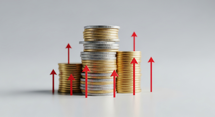 JPG 편집이미지 화살표 금융 경제 동전 거래 변화 시장 재산 투자 상승 자본 수익 분배 재정 이미지편집 컨셉 돈 비즈니스 파일형식