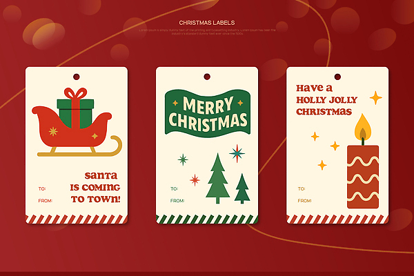 디자인 기념일 행복 감정 크리스마스 겨울 일러스트 촛불 선물포장 선물 이벤트 장식 빨간색 쇼핑 크리스마스트리 산타클로스 꼬리표 축제 축하 메시지 오브젝트 국내일러스트 AI파일 계절 컬러 컨셉 포장 초 라벨 파일형식 벡터