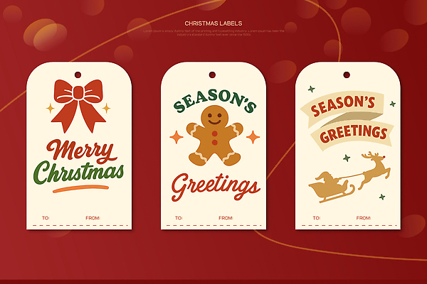 디자인 기념일 종이 컬러 크리스마스 겨울 일러스트 가족 선물 사랑 이벤트 장식 친구 세트 꼬리표 귀여움 축하 메시지 즐거움 연말 국내일러스트 AI파일 계절 감정 컨셉 관계 라벨 파일형식 벡터
