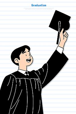 교육 감정 컨셉 졸업 관계 표정 이벤트 외투 파일형식 벡터 학생 기쁨 학위 성공 축하 재킷 순간 졸업식 학교 친구 가족 기념일 웃음 기념 일러스트 국내일러스트 AI파일