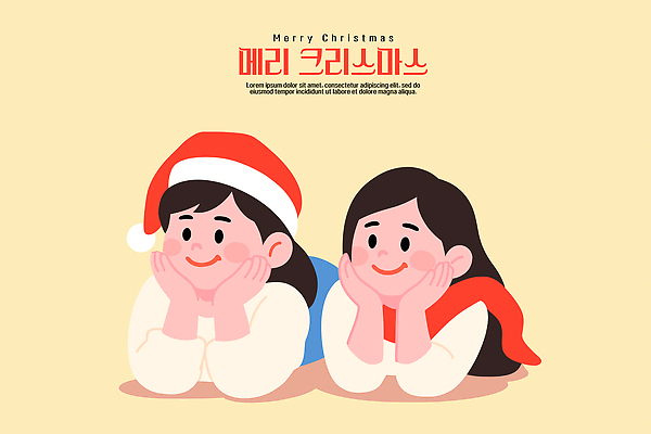 캐릭터 기념일 행복 컬러 크리스마스 일러스트 가족 표정 웃음 소녀 장식 친구 축제 스카프 기쁨 즐거움 국내일러스트 AI파일 여자 감정 어린이 관계 이벤트 목도리 파일형식 벡터