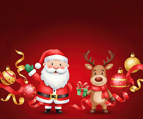 기념일 감정 컨셉 크리스마스 사슴 이벤트 파일형식 산타클로스 루돌프 축하 장식 선물 축제 즐거움 전통 캐릭터 동물 문화 컬러 행복 계절 파티 일러스트 국내일러스트 JPG