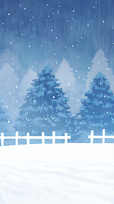 자연요소 식물 계절 컬러 겨울 눈_날씨 풍경 생태계 파일형식 숲 나무 설경 자연 눈꽃 파란색 조화 조용 얼음 겨울풍경 신선 일러스트 국내일러스트 JPG