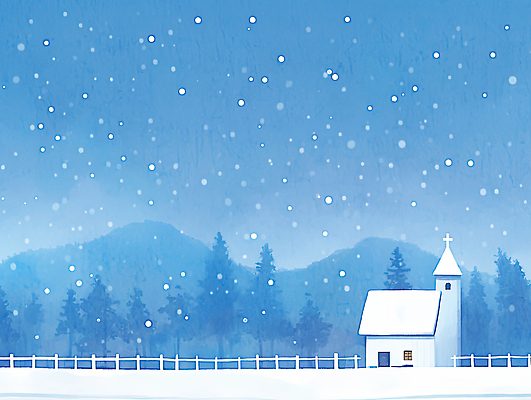 식물 계절 컬러 컨셉 겨울 종교건축 눈_날씨 풍경 건물 생태계 파일형식 교회 겨울풍경 눈내림 평화 자연 나무 초원 산 고요 흰색 차가움 뷰티풀 감정 일러스트 국내일러스트 JPG