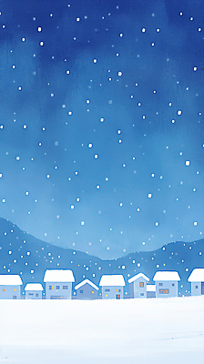 계절 컨셉 눈_날씨 건물 생태계 파일형식 겨울 마을 평화 주택 하늘 산 풍경 눈꽃 조용 자연 흰눈 수평선 감성 일러스트 국내일러스트 JPG