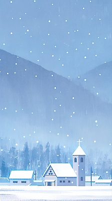 계절 나라 컨셉 종교건축 눈_날씨 건물 생태계 파일형식 겨울 마을 교회 산 풍경 평화 자연 고요 하늘 주택 유럽 눈발 어둠 빛 신성 일러스트 국내일러스트 JPG