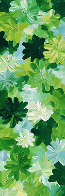 식물 계절 컬러 컨셉 문화예술 미술 생태계 파일형식 자연 잎 꽃 초록색 흰색 풍경 작품 평화 뷰티풀 감성 예술 조화 생명 여름 화사함 감정 일러스트 국내일러스트 JPG