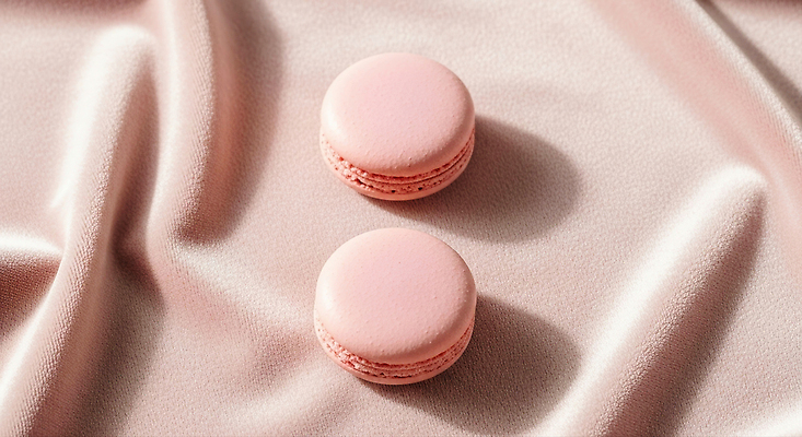 JPG 편집이미지 패션 음식 분홍색 스튜디오 디저트 인테리어 촉촉함 제빵 부드러움 마카롱 벨벳 편집실사 디자인 컬러 제과제빵 젖음 감각 실크 CG 파일형식