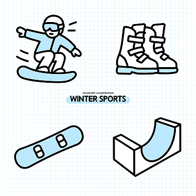 아이콘 계절 감정 스포츠 모션 부츠 건강 보드_스포츠 파일형식 벡터 스노우보드 겨울스포츠 라이더 점프 스노보드부츠 운동 액티비티 겨울 레저 즐거움 놀이 2D아이콘 AI파일