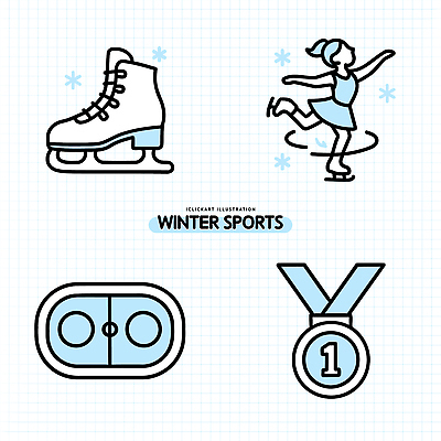 아이콘 감정 스포츠용품 스포츠 올림픽 컨셉 건강 스케이팅 최고 상_상패 파일형식 벡터 겨울스포츠 피겨스케이팅 아이스링크 스케이트 메달 우승 운동 즐거움 동계올림픽 경쟁 취미 모션 2D아이콘 AI파일