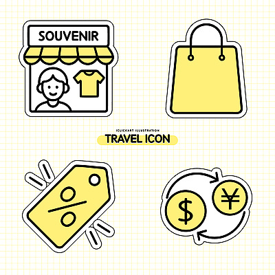아이콘 기호 유럽 아시아 여행 쇼핑 꼬리표 세일 상점 시장 구매 가격 즐거움 기념품 방문 2D아이콘 AI파일 문자 감정 나라 라벨 오브젝트 파일형식 벡터