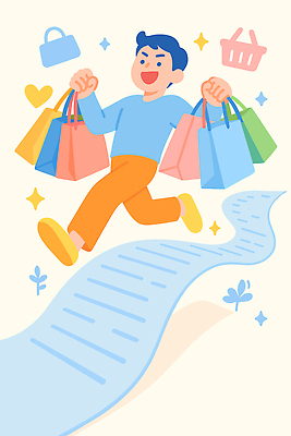 감정 사람 라이프 파일형식 벡터 쇼핑 남자 즐거움 봉투 기쁨 길 컬러 표현 행복 그림 유행 모션 일상 패션 취미 스타일 시장 소비 일러스트 국내일러스트 AI파일